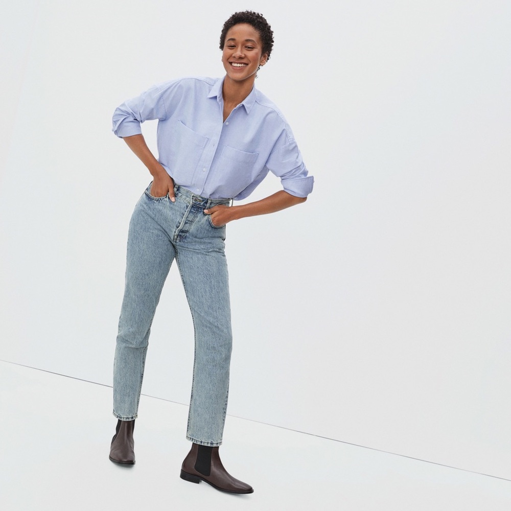 NWT Everlane The ‘90s Cheeky Jeans in Vintage Light Wash